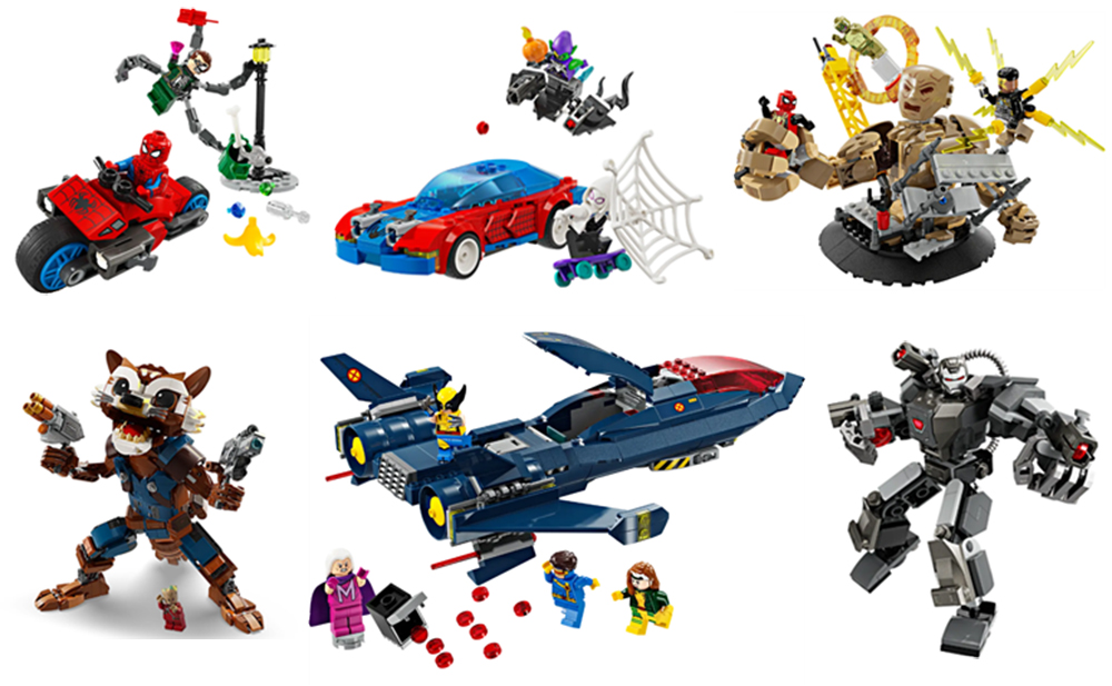 LEGO Set Reveal Eight New 2024 LEGO Marvel Models iDisplayit